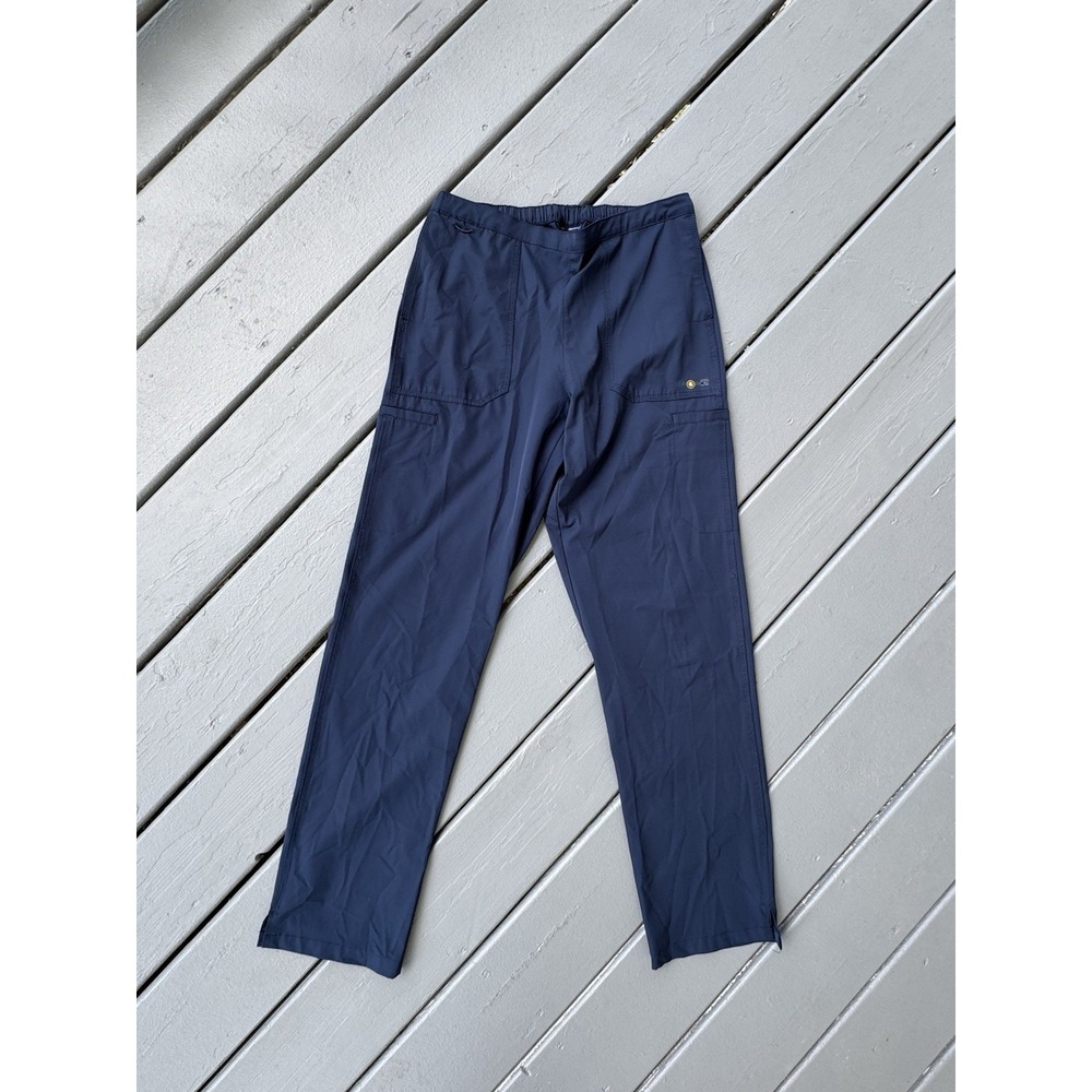 Carhartt Force Scrub Pants Navy Blue Women's Small Quick-Dry Stretch Workwear - Picture 1 of 9